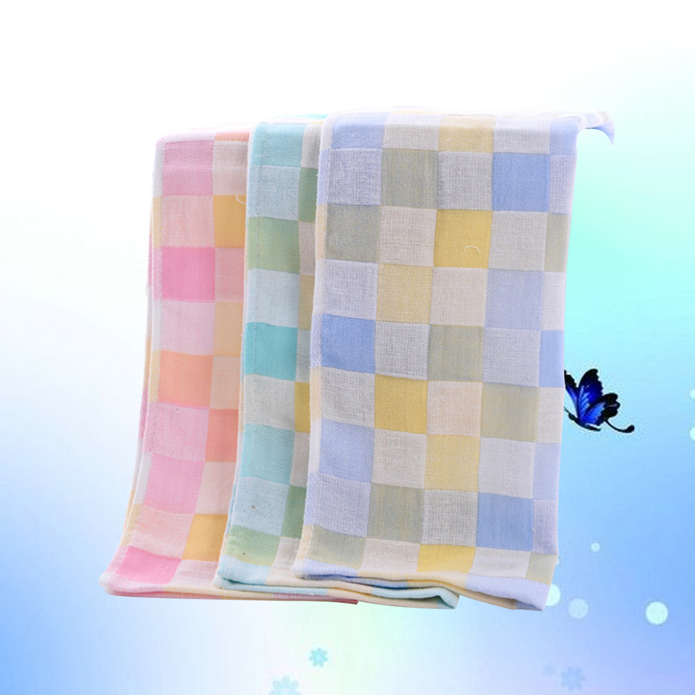 Home Textiles Towel Set - 3 Serviettes en gaze double couche
