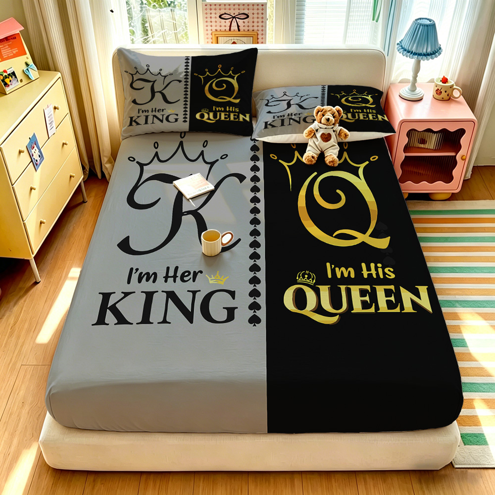 Bed Sheet Microfiber - Ensemble de draps-housses et taies d'oreiller