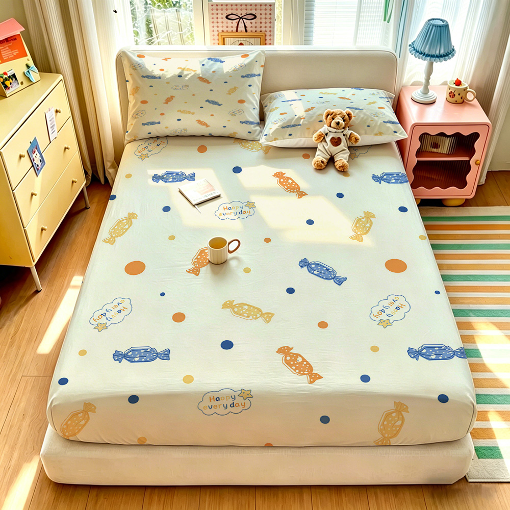 Bed Sheet Microfiber - Ensemble de literie 3 pièces 90G,
