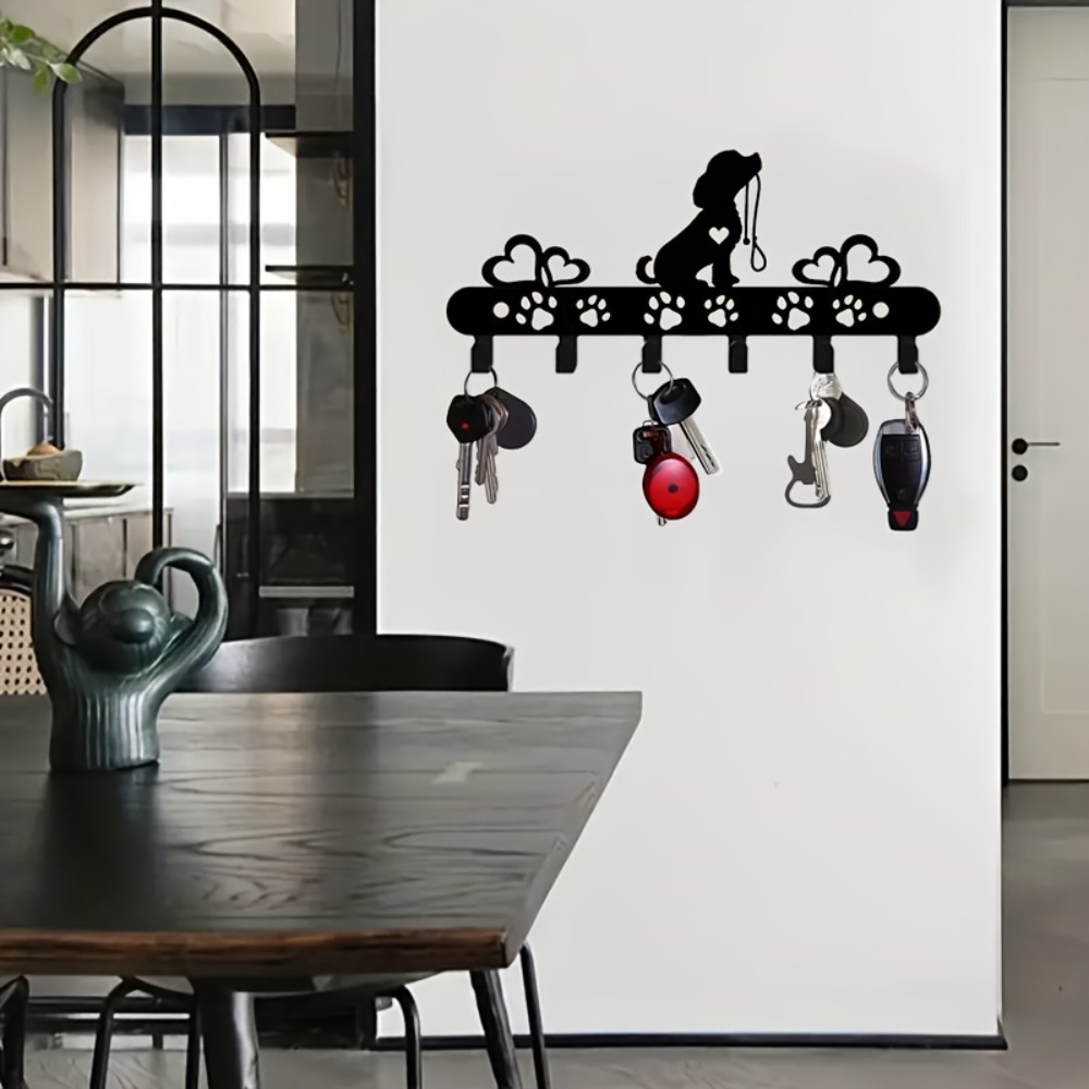 Home Textiles Towel - CIFBUY Crochet mural en métal pour