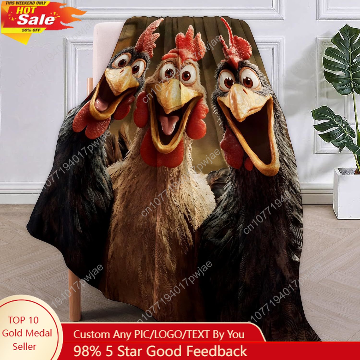 Couverture de poulets cadeaux  - Home Textiles Towel avis et prix