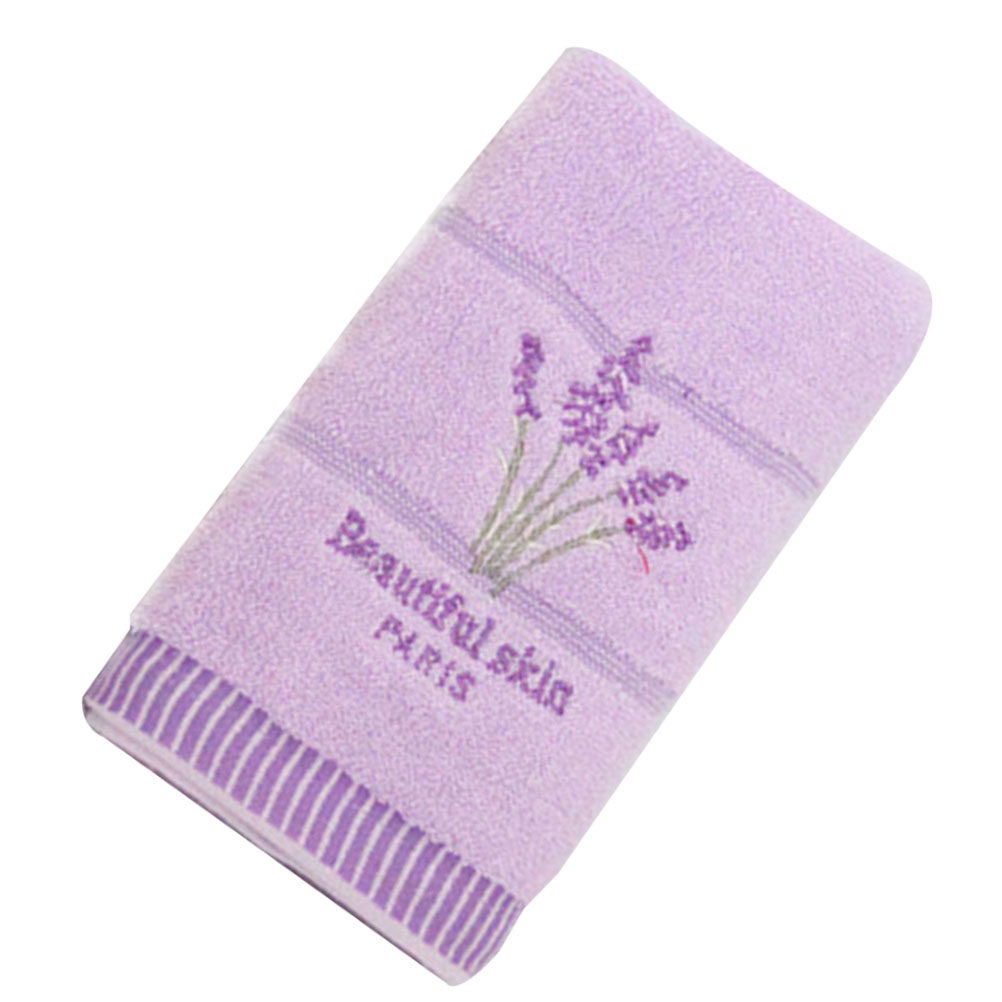 Serviettes en coton lavande vi - Home Textiles Towel Set avis et prix