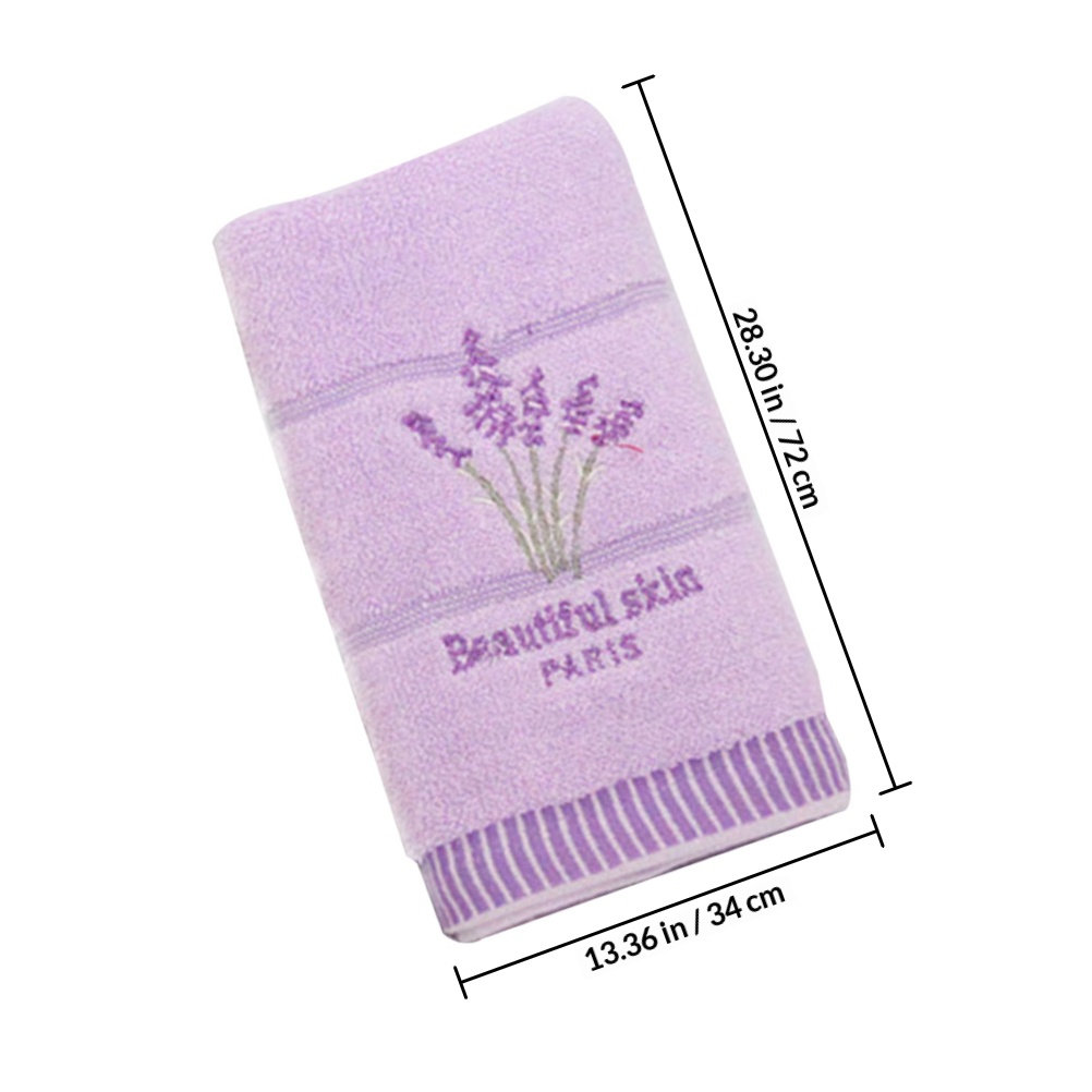 Serviettes en coton lavande vi - Home Textiles Towel Set avis et prix