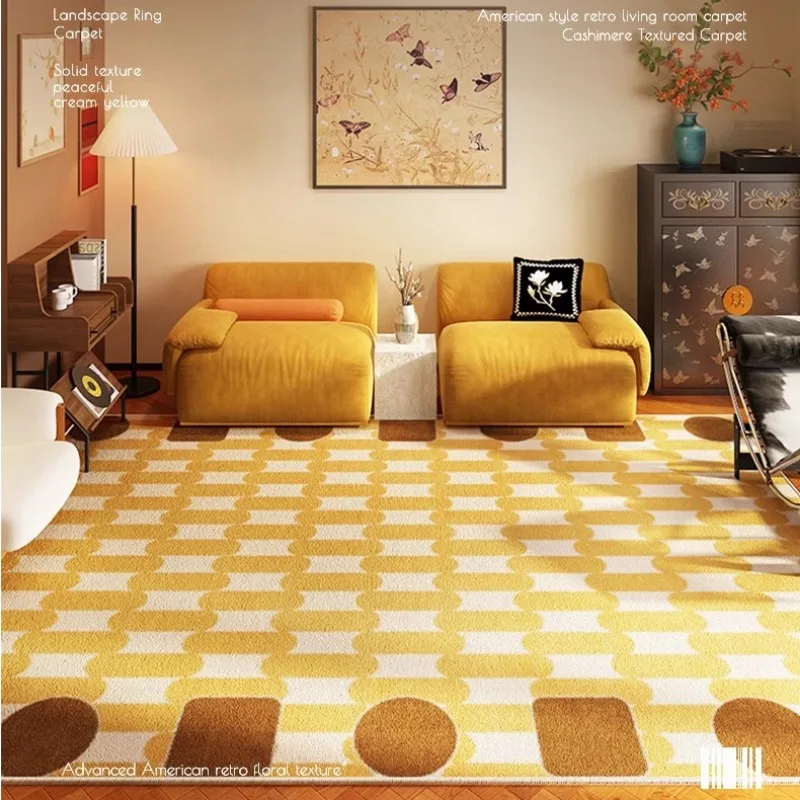 Tapis Rétro à Carreaux pour Sa - Home Textiles Online avis et prix