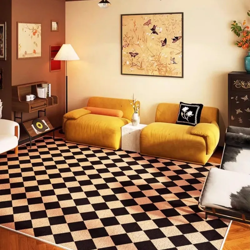 Tapis Rétro à Carreaux pour Sa - Home Textiles Online avis et prix