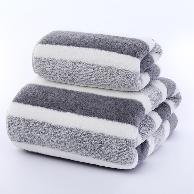 Lot de 2 serviettes à forte ab - Home Textiles Towel Set avis et prix