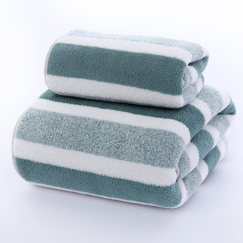 Lot de 2 serviettes à forte ab - Home Textiles Towel Set avis et prix