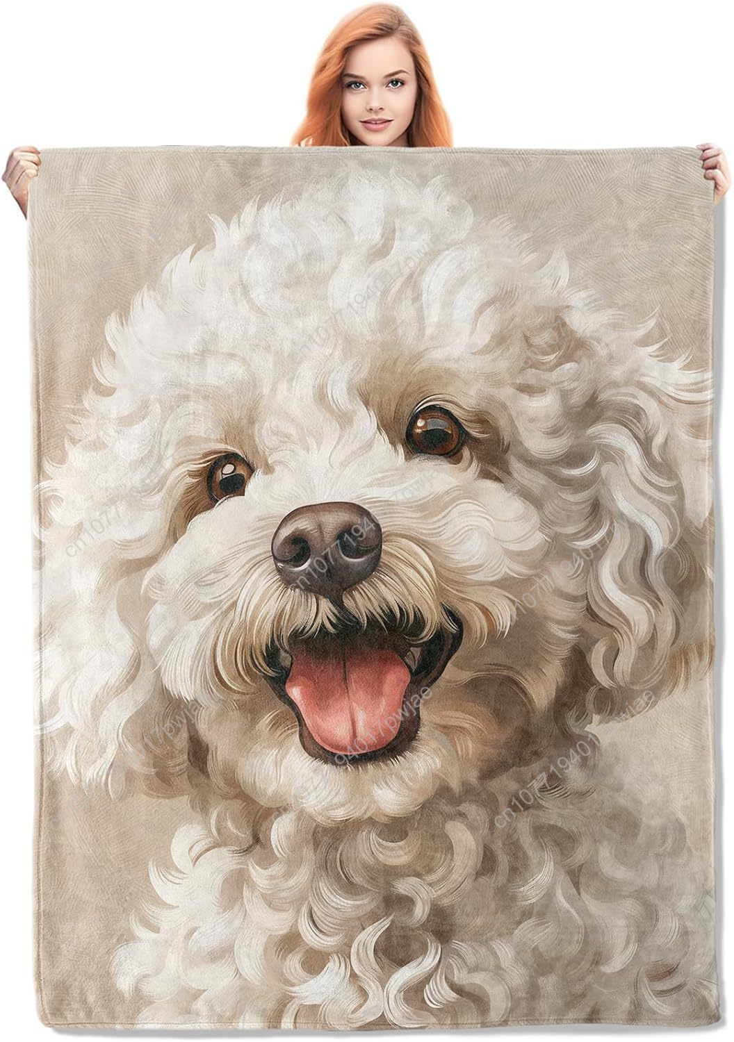 Couverture avec Portrait de ca - Home Textiles & Decorations avis et prix