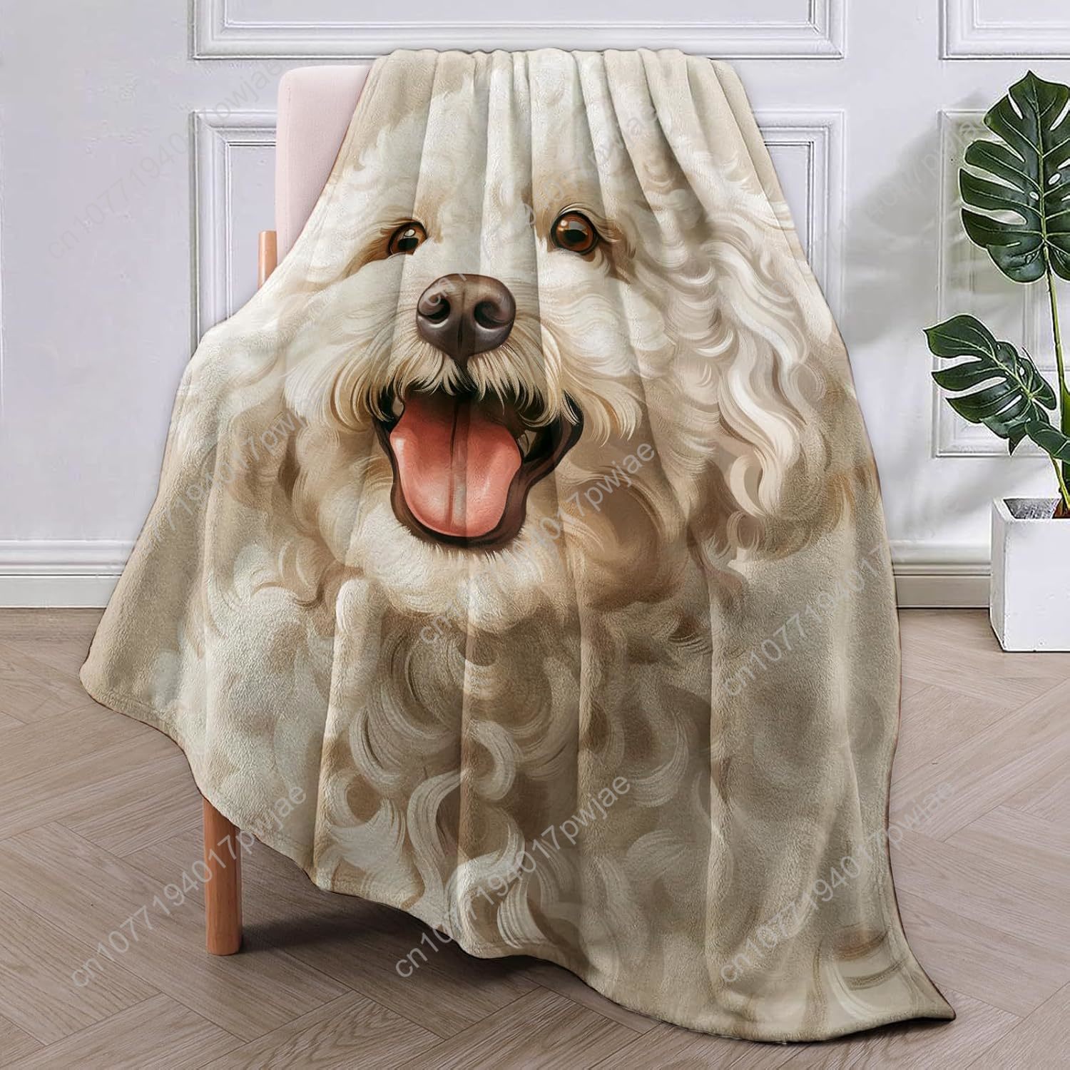 Couverture avec Portrait de ca - Home Textiles & Decorations avis et prix