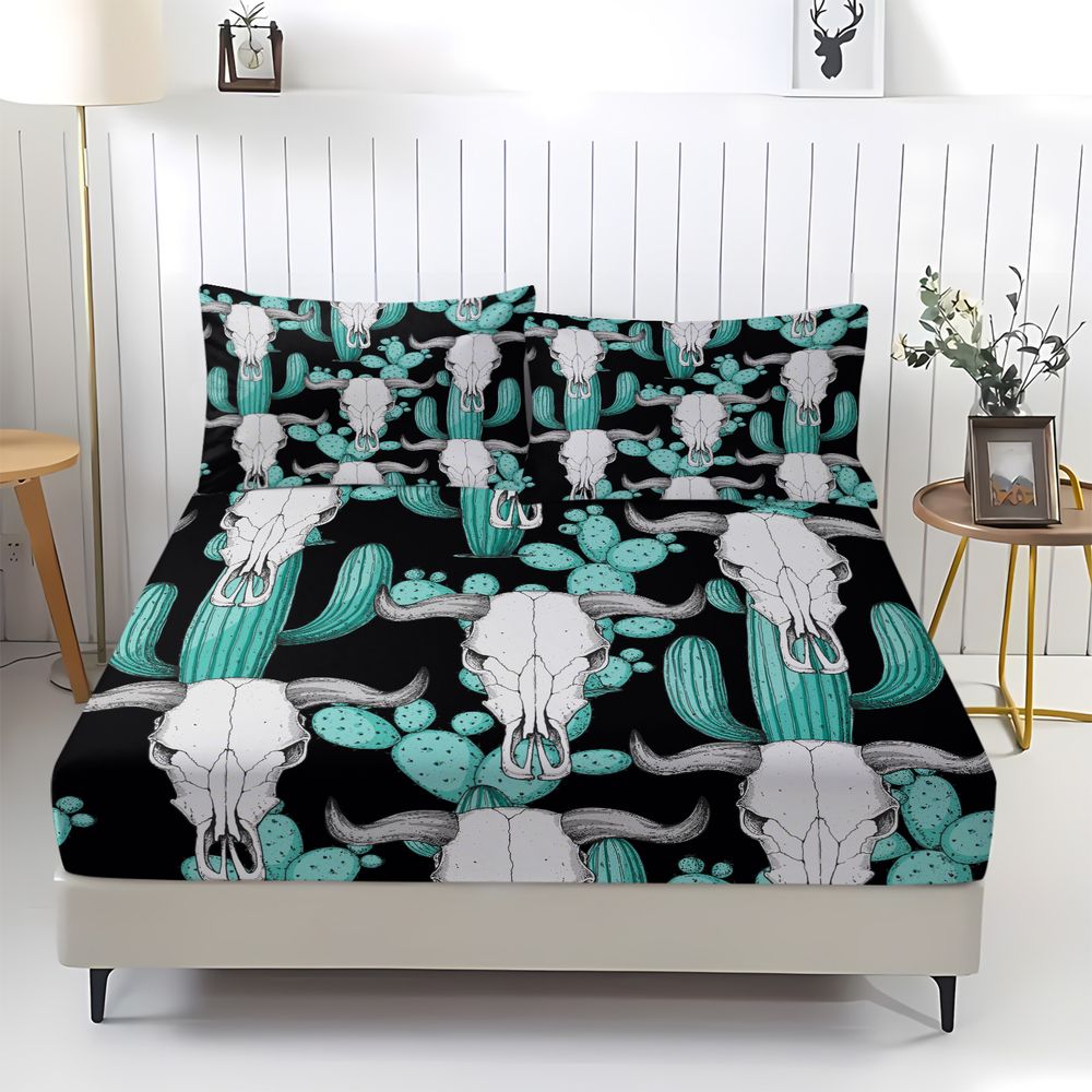Parure de lit imprimée crâne d - Bed Sheet Microfiber avis et prix